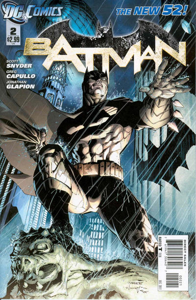 Batman #2 [Jim Lee / Scott Williams Cover]-Near Mint (9.2 - 9.8) Variant Cover Art By Jim Lee