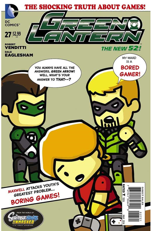 Green Lantern #27 Scribblenauts Variant Edition (2011)