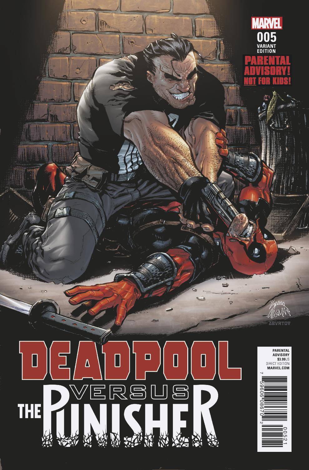 Deadpool Vs Punisher #5 Stegman Variant