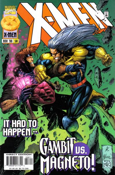 X-Men #58 [Direct Edition]-Fine (5.5 – 7)