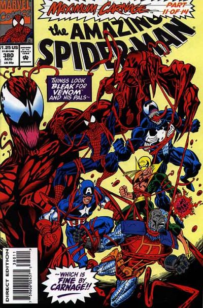 The Amazing Spider-Man #380 [Direct Edition] - Fn- 