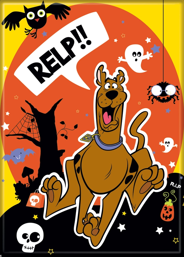 Scooby Doo Halloween Relp Magnet