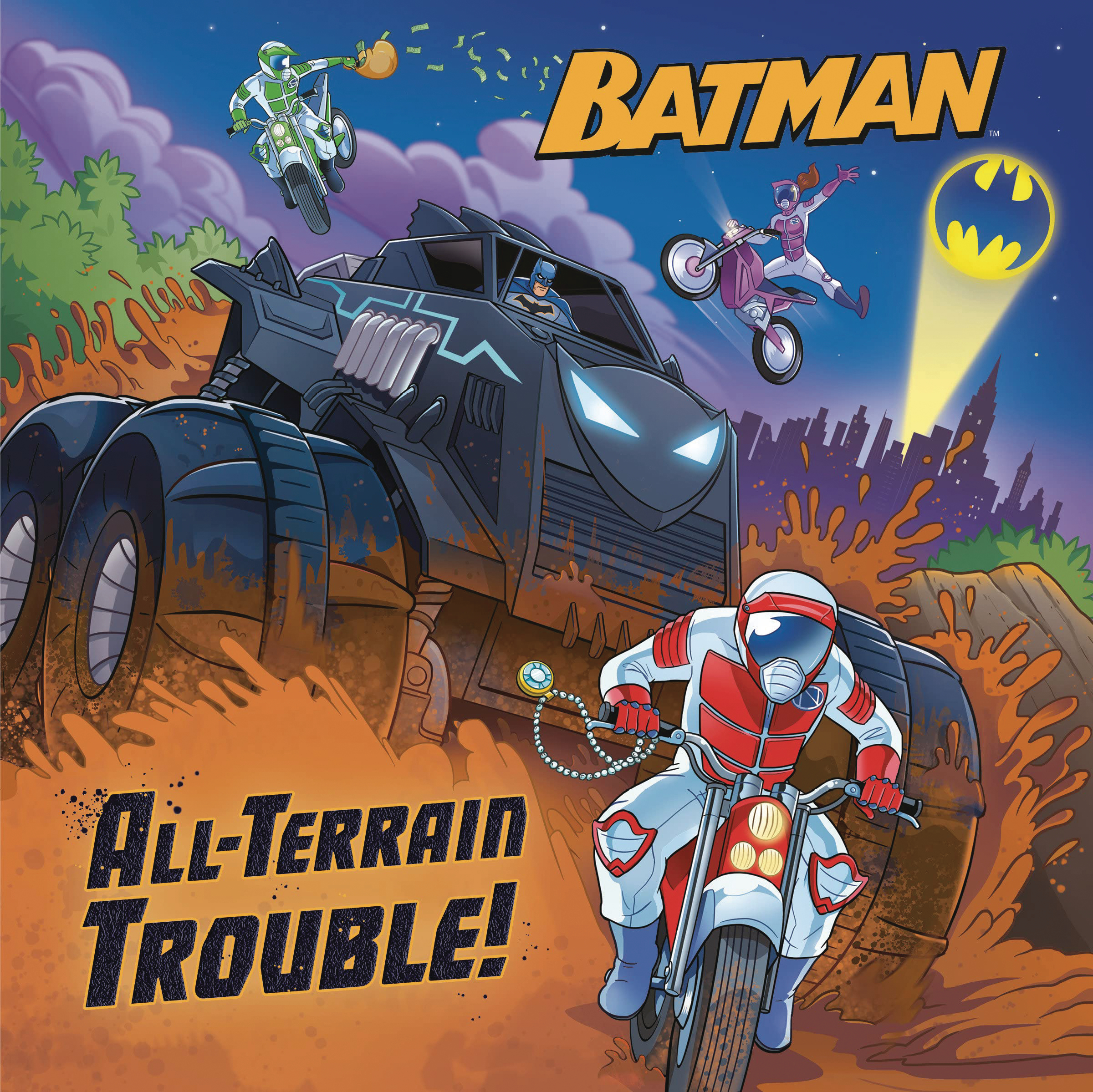 DC Super Heroes Batman All-Terrain Trouble Pictureback