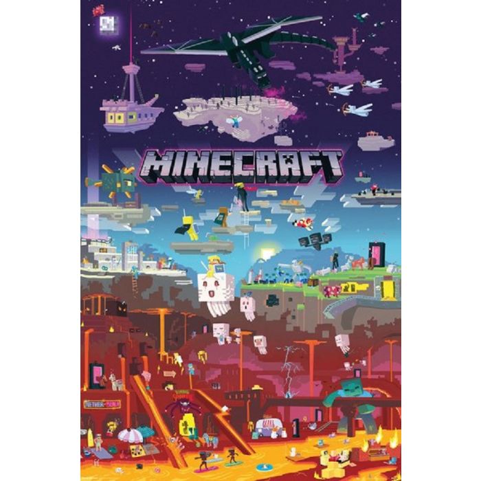 Minecraft - World Beyond 24X36 Poster