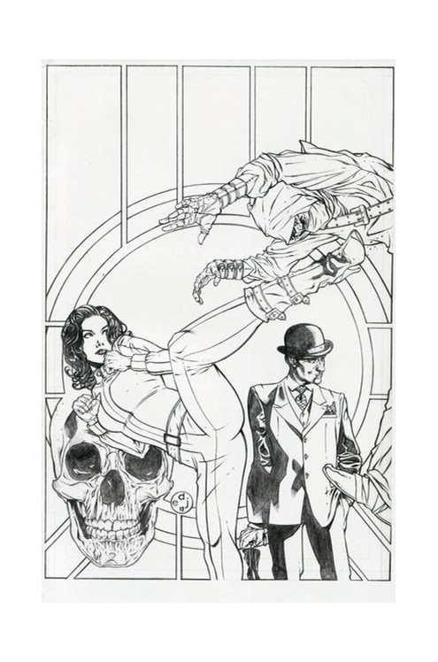 Steed & Mrs Peel Ongoing #2 1 For 15 Incentive Johnson Black & White