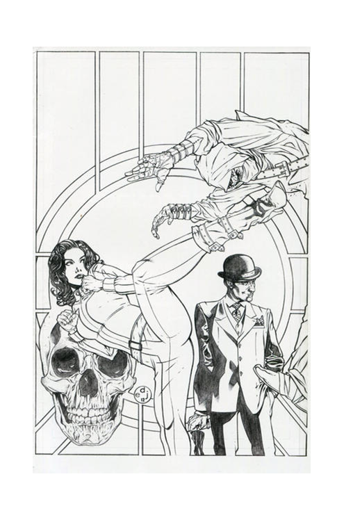 Steed & Mrs Peel Ongoing #2 1 for 15 Incentive Johnson Black & White