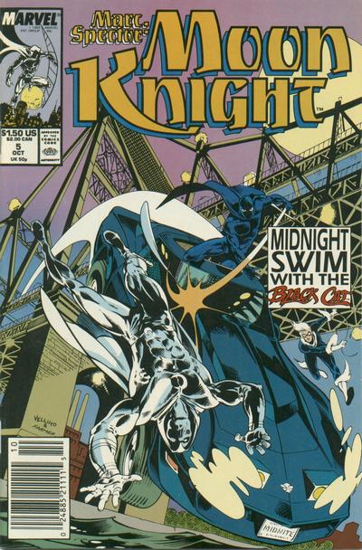 Marc Spector: Moon Knight #5 [Newsstand] -Very Good