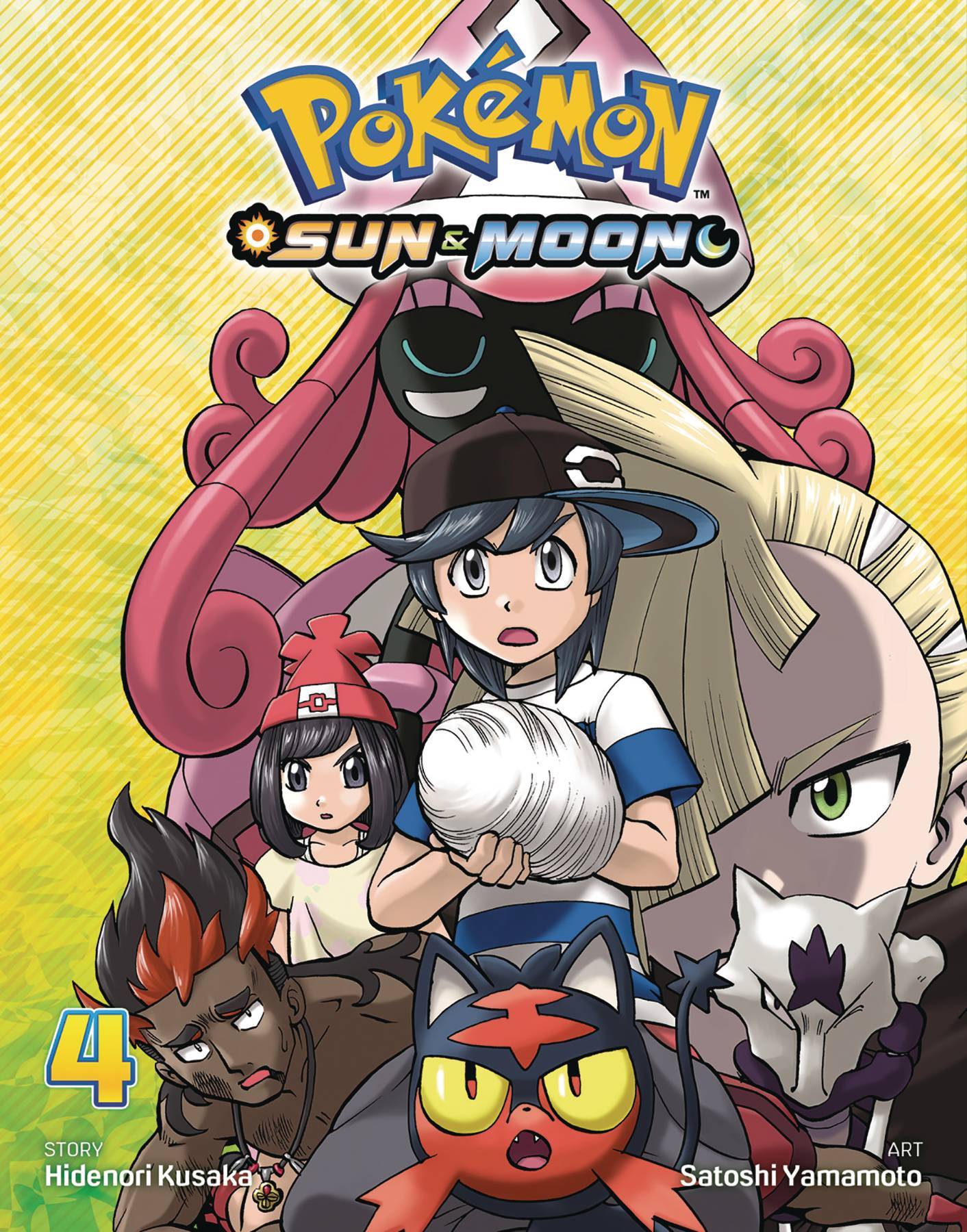 Pokémon Sun & Moon Manga Volume 4