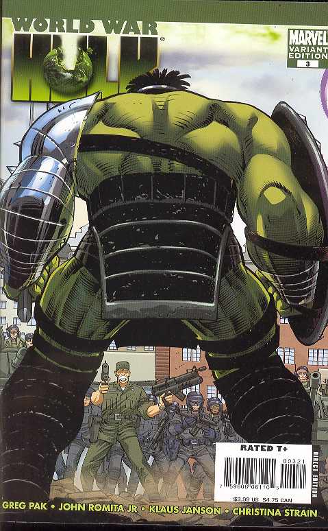 World War Hulk #3 Variant Romita Jr