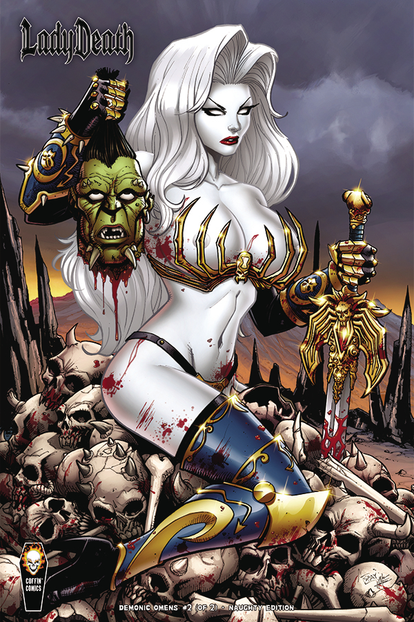 Lady Death Demonic Omens #2 Cover D Naughty Edition (Mature) (Of 2)