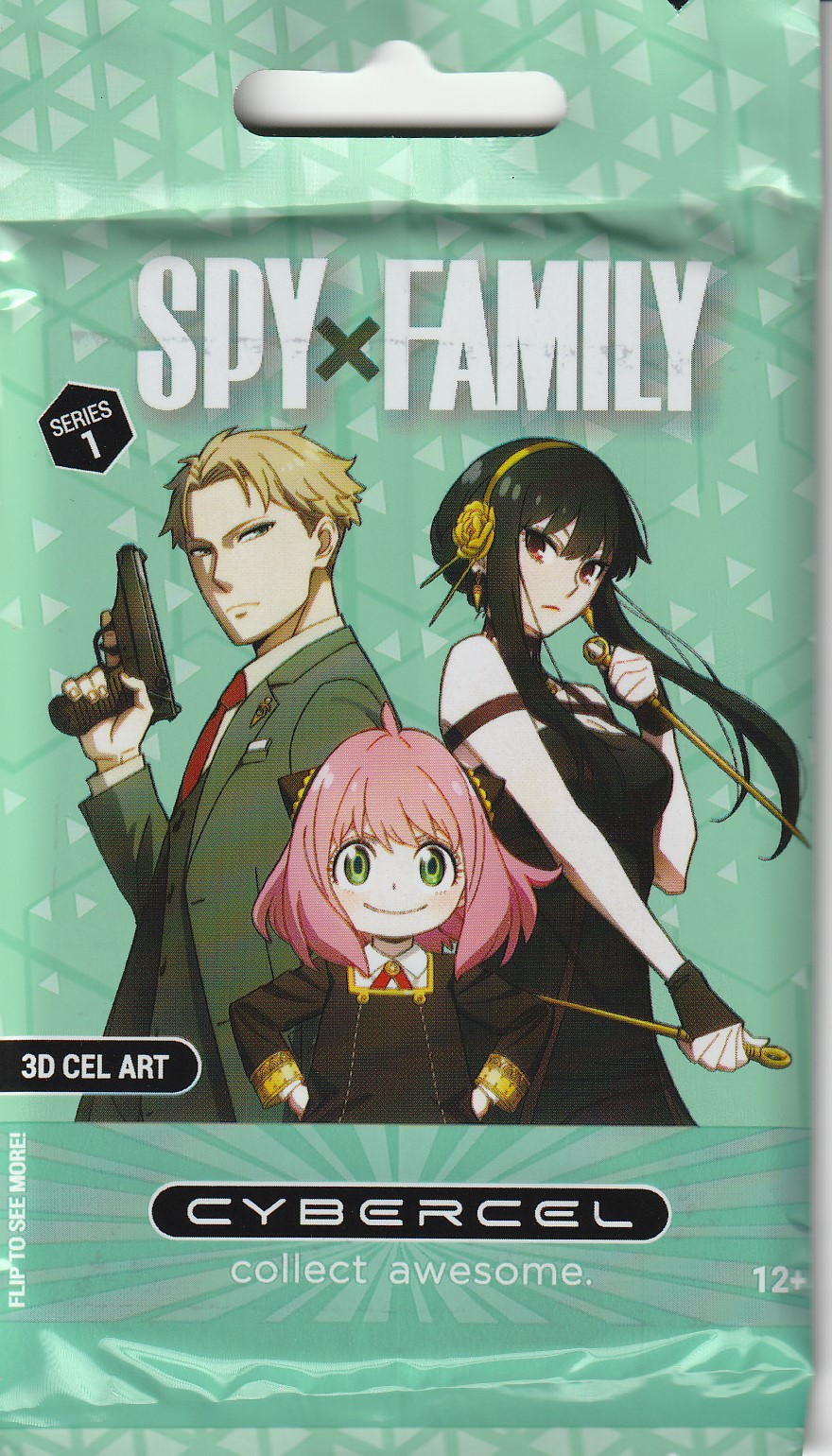 Cybercel Spy X Family 3d Cel Art Trading Cards Pack