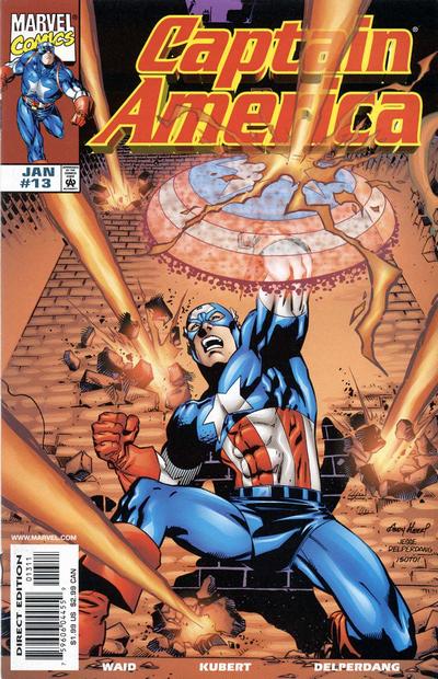 Captain America #13 [Direct Edition] - Vf+ 8.5
