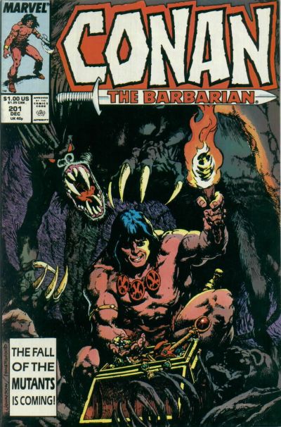 Conan The Barbarian #201 [Direct]-Fine (5.5 – 7)