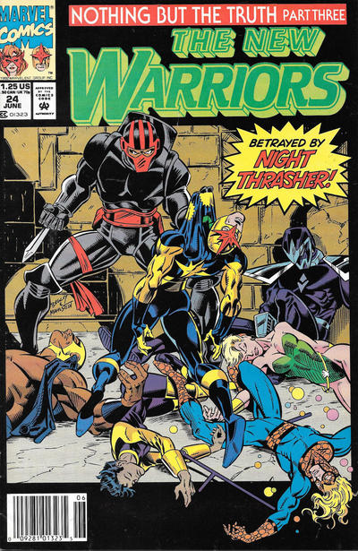 The New Warriors #24 [Newsstand]