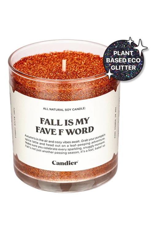 Candier Fall Fave F Word Candle