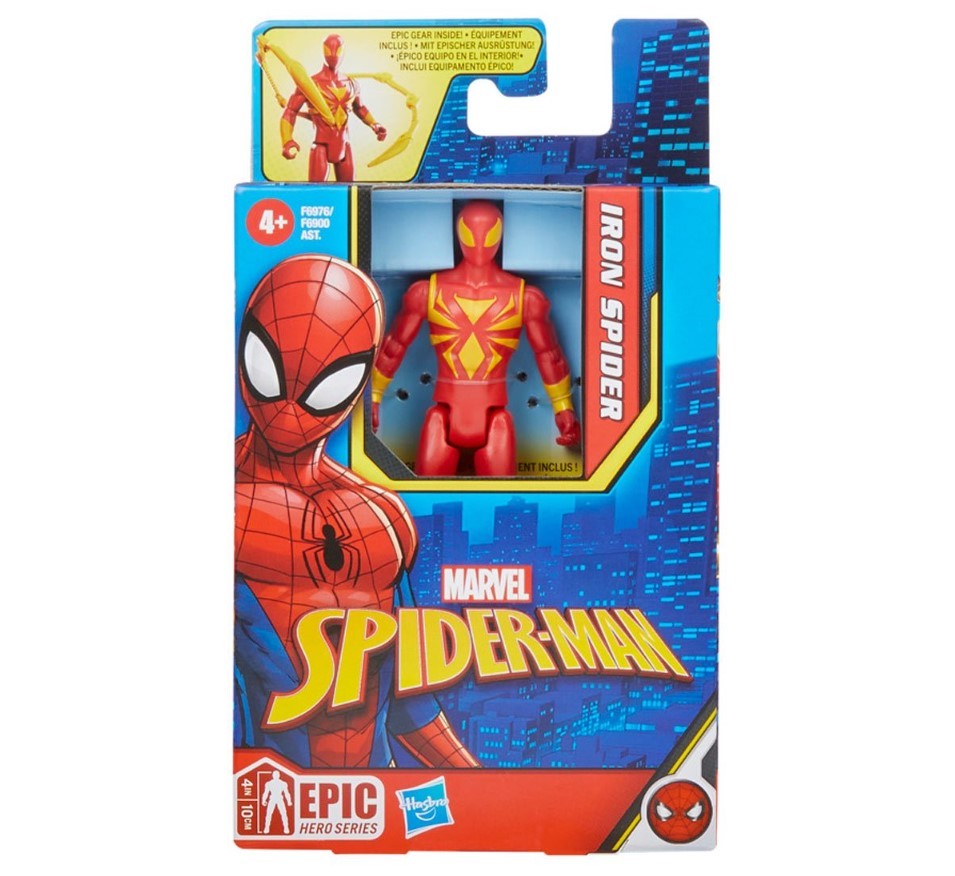 Spider-Man Epic Hero Series 4-Inch Iron Spider Action Figure