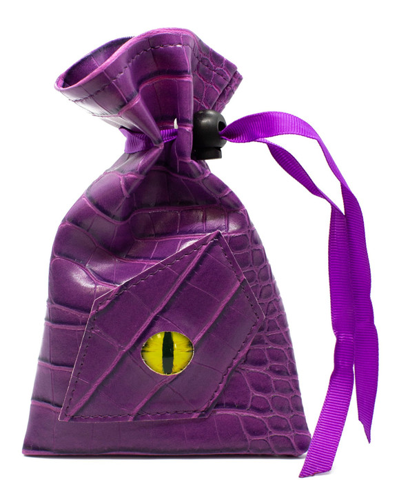 Dragon Eye RPG Dnd Dice Bag Purple