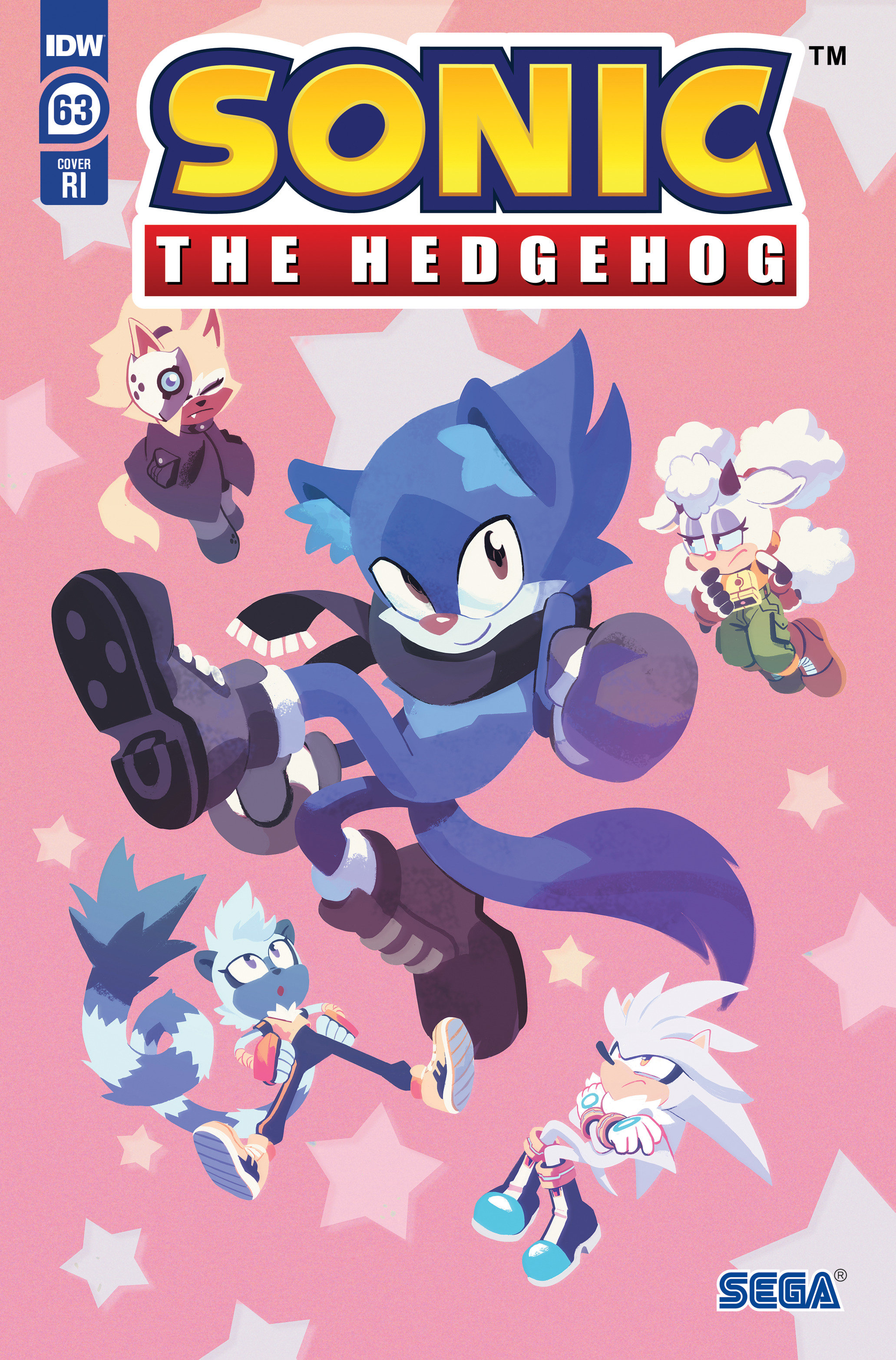 Sonic the Hedgehog #63 Cover C 1 for 10 Incentive Fourdraine