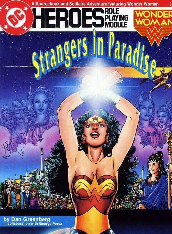 DC Heroes Role-Playing Module Wonder Woman Strangers In Paradise Dchrpg #239