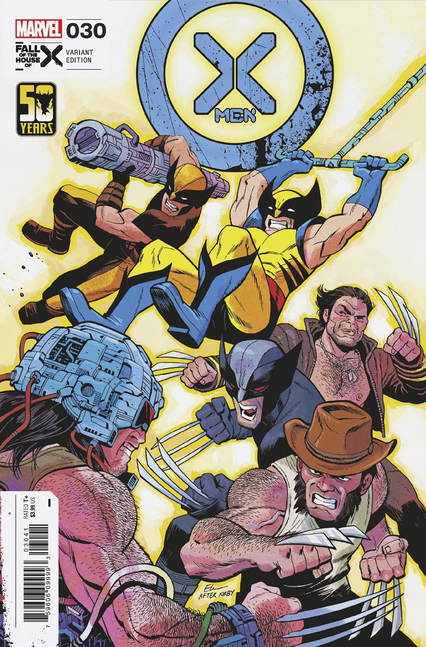 X-Men #30 Ethan Young Wolverine Wolverine Wolverine Variant (Fall of the House of X) (2021)