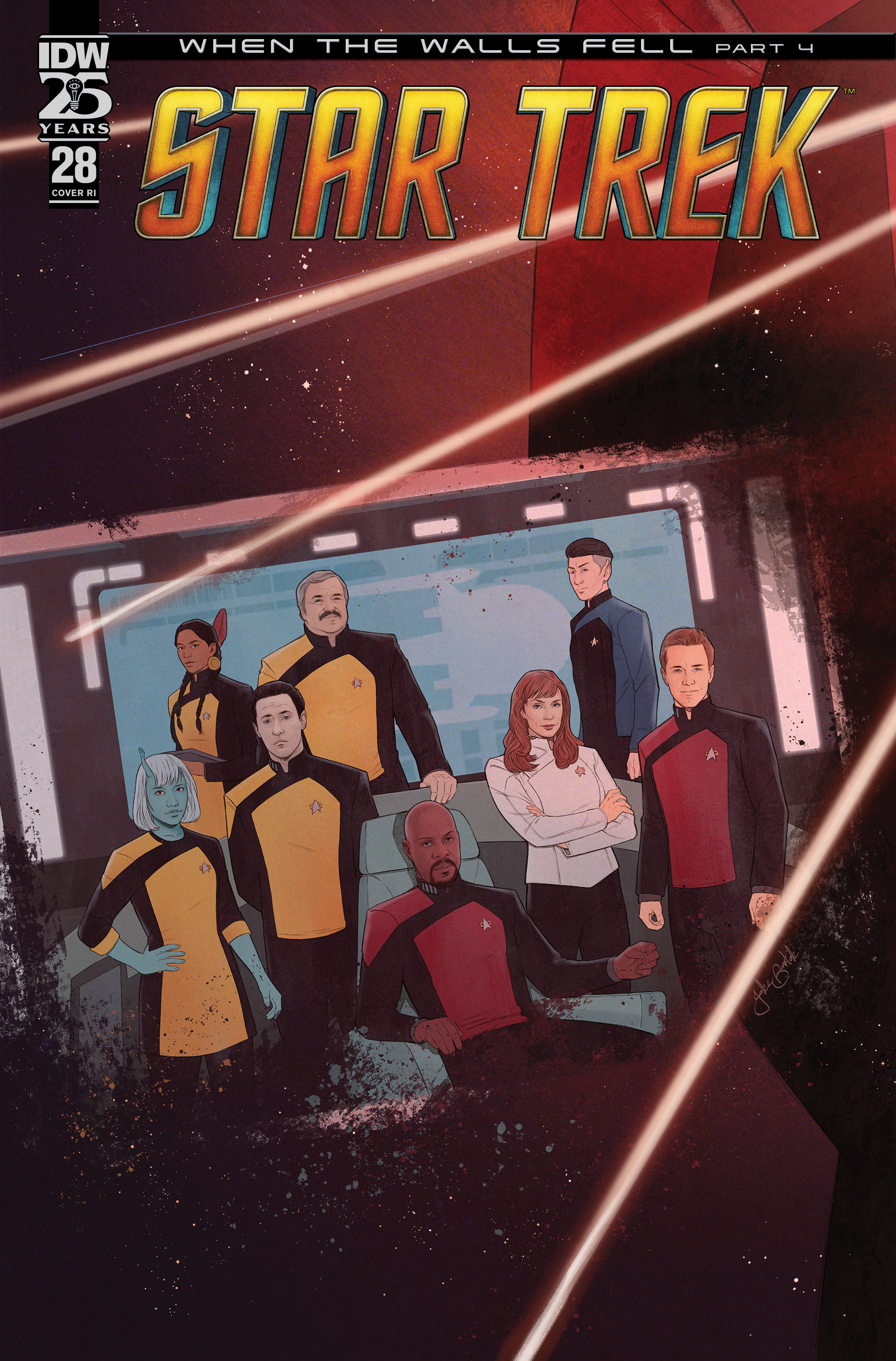 Star Trek #28 Cover Bartok 1 for 10 Variant