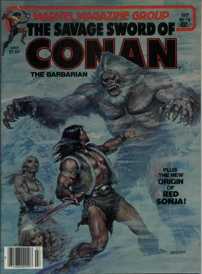 The Savage Sword of Conan #78 - Vg/Fn