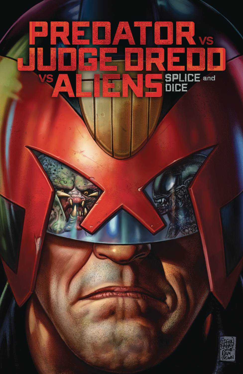 Predator Vs Judge Dredd Vs Aliens Splice & Dice Graphic Novel