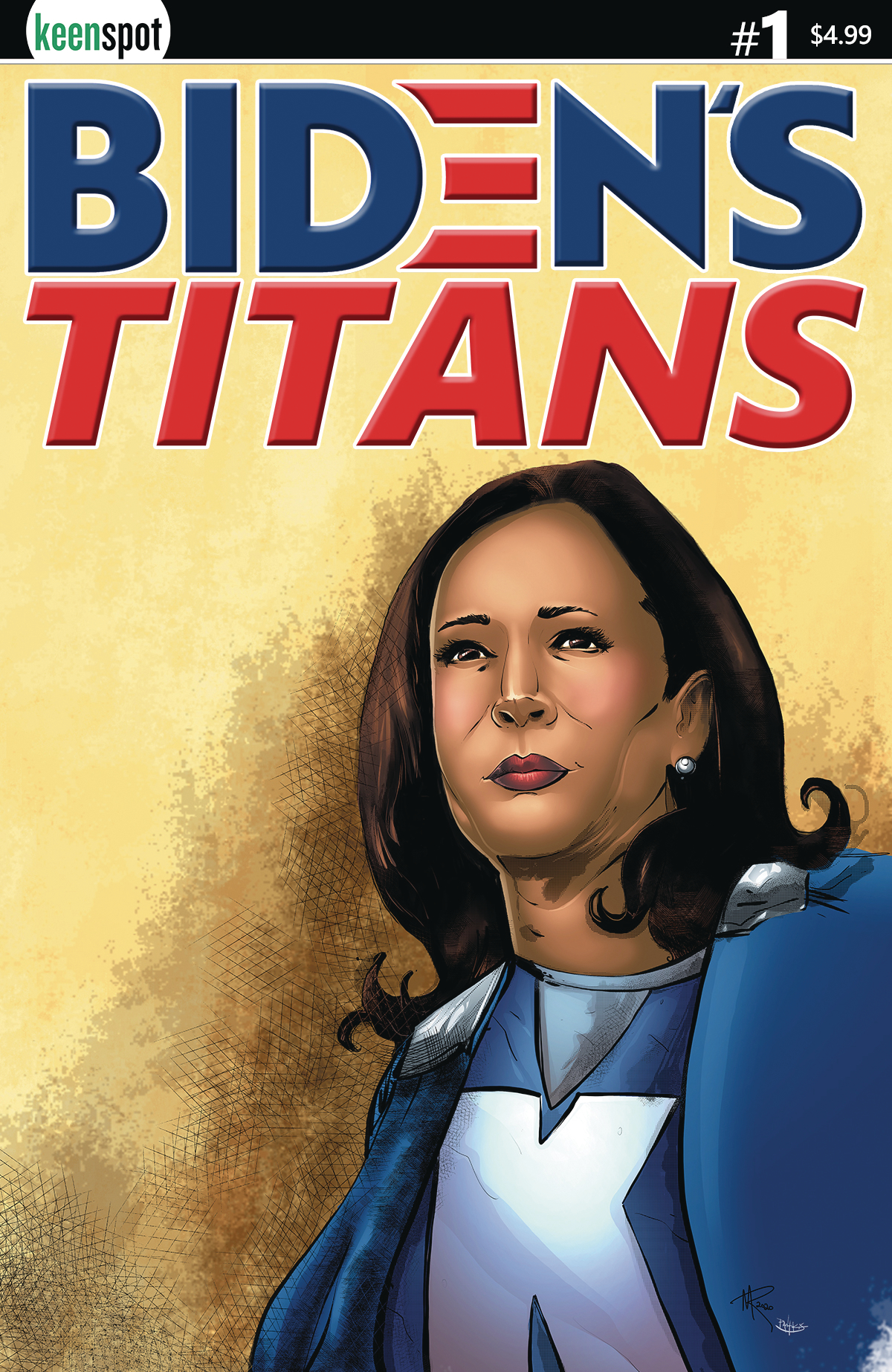 Bidens Titans #1 Cover F Rosenzweig