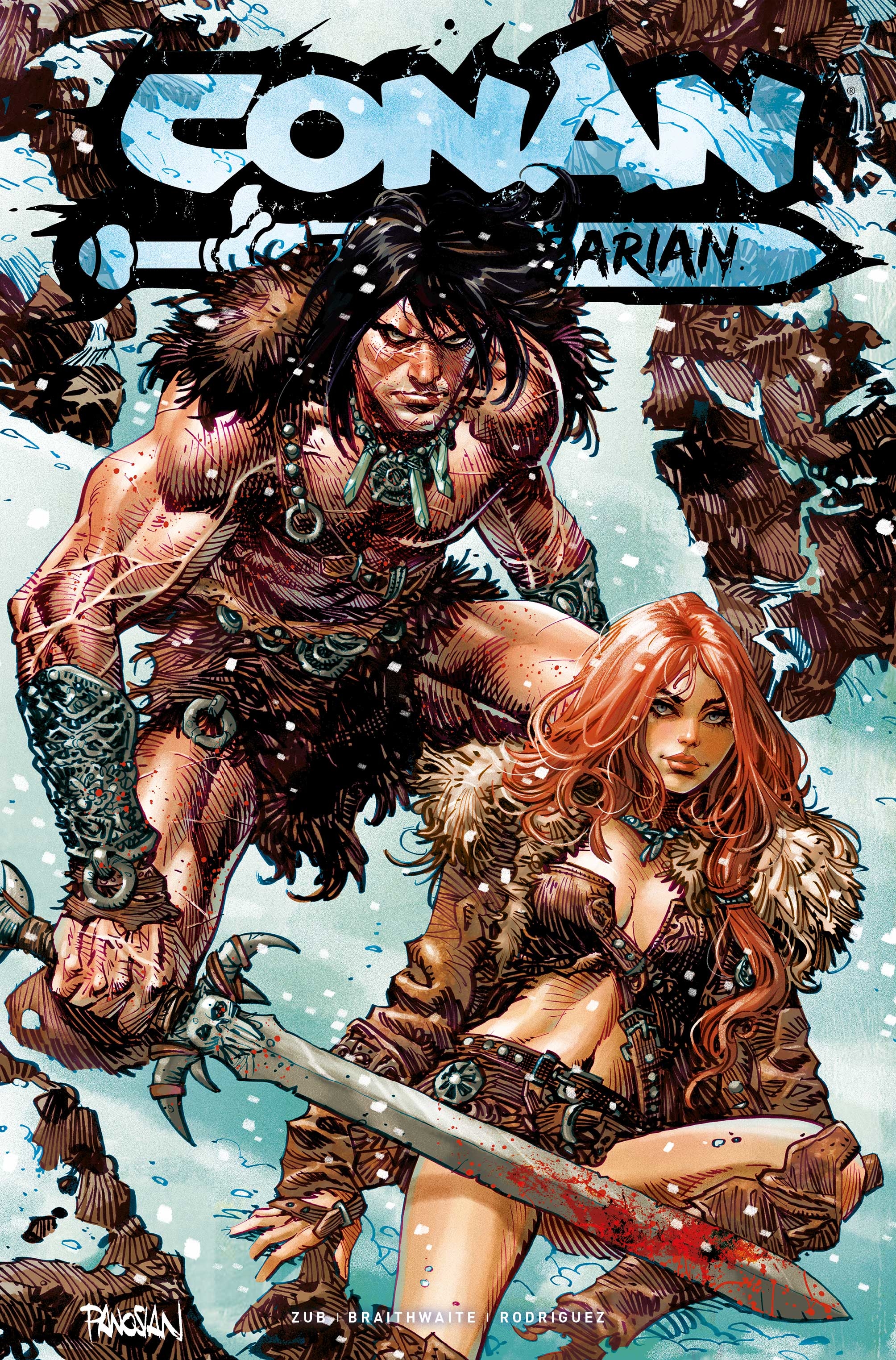 Conan the Barbarian #13 San Diego Comiccon Exclusive Foil Panosian (Mature)