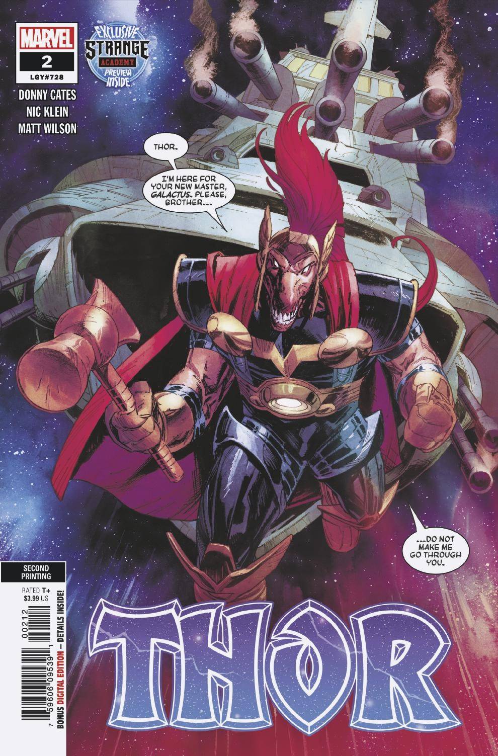 Thor #2 2nd Printing Klein Variant (2020)