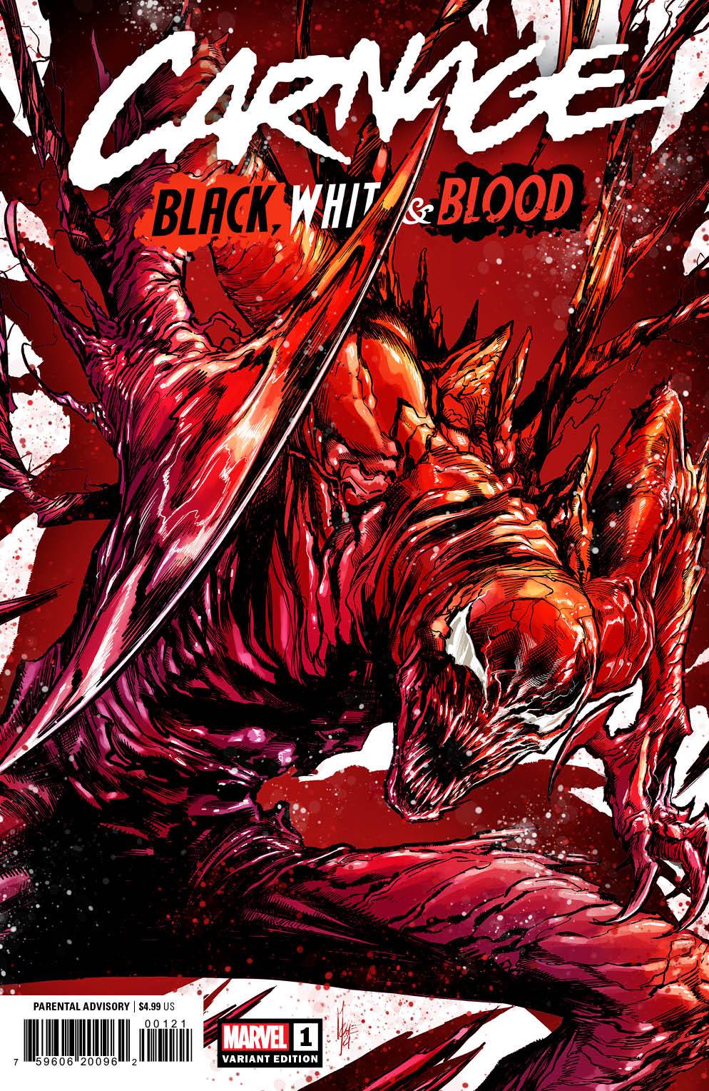 Carnage Black White And Blood #1 Checchetto Variant (Of 4)