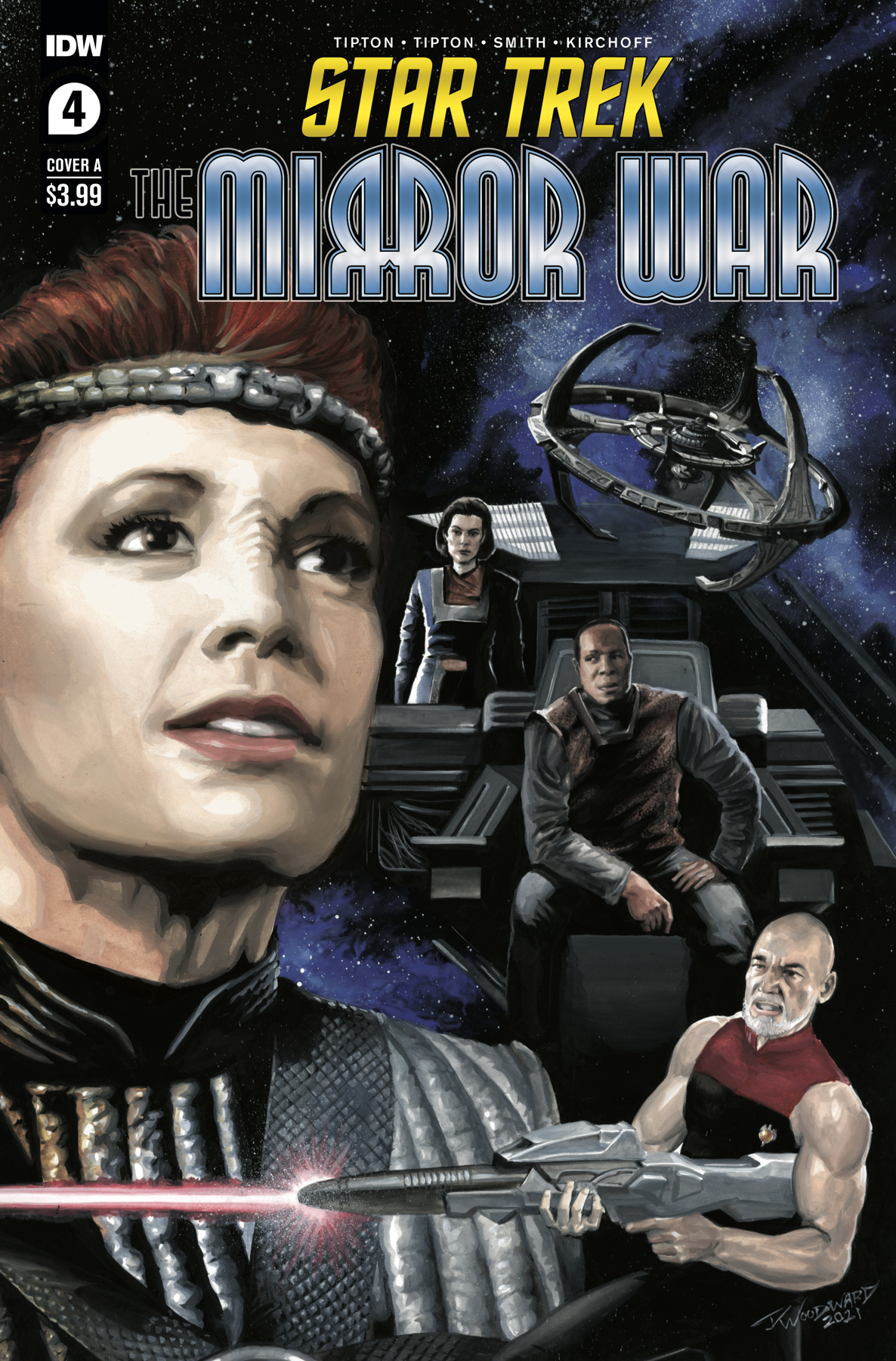 Star Trek Mirror War #4 Cover A Woodward (Of 8)