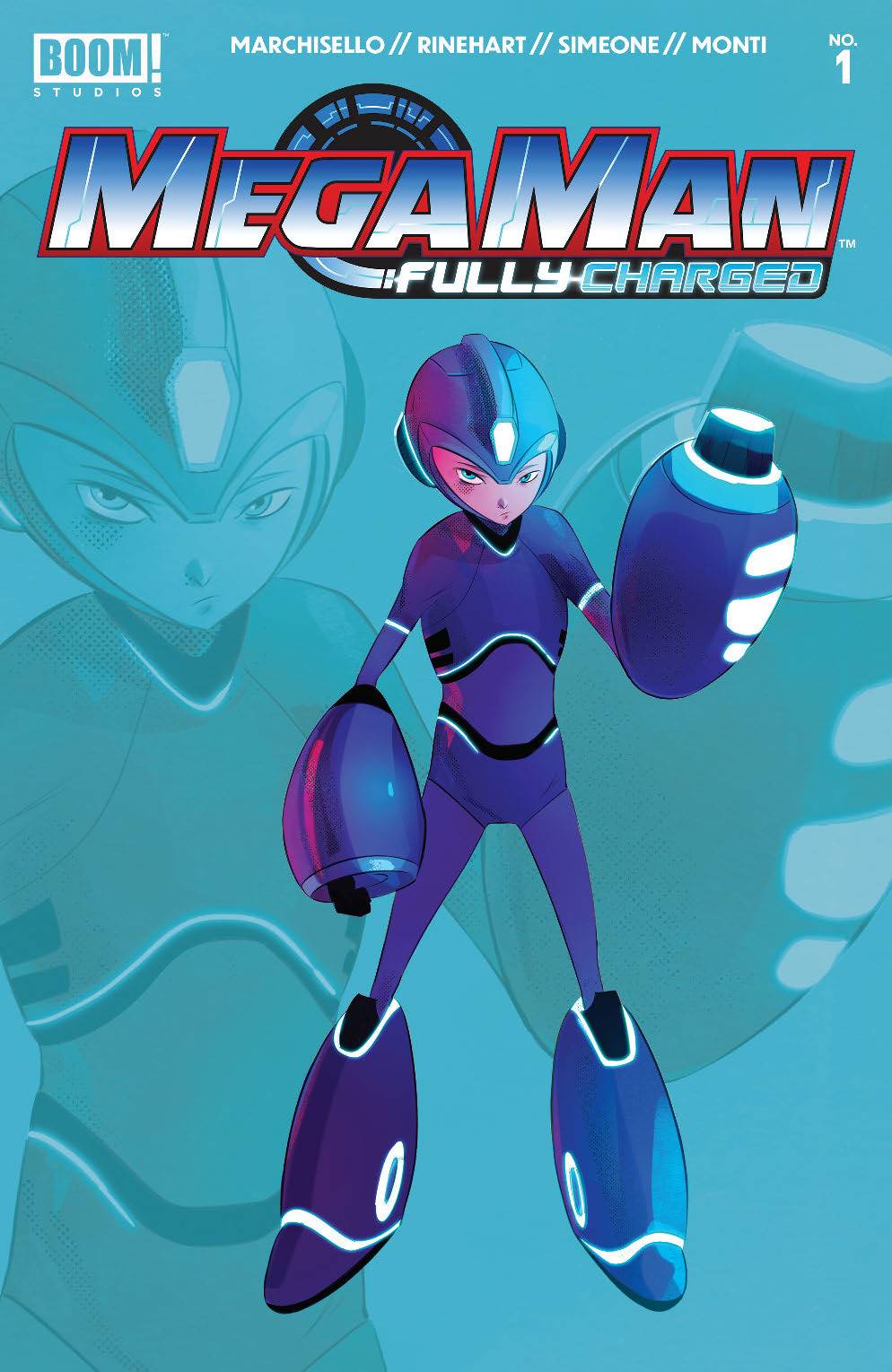 Mega Man Fully Charged #1 Cover H (2nd Printing)