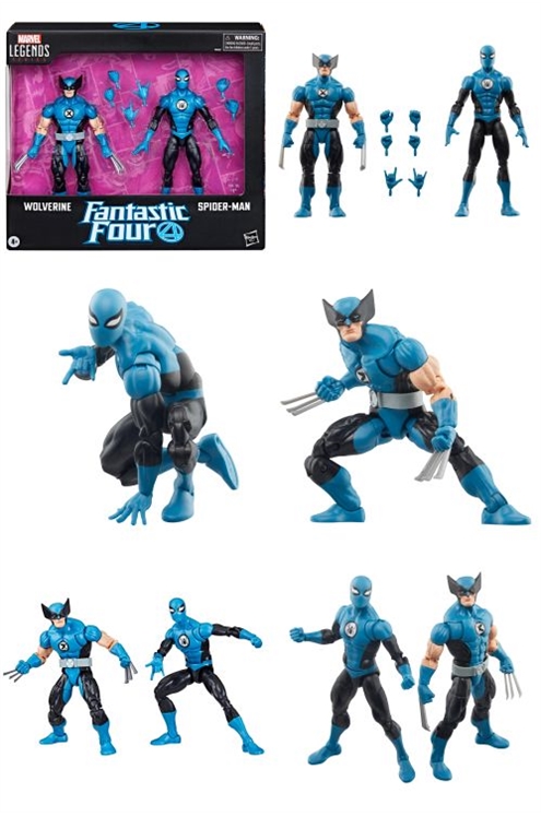 ***Pre-Order*** Marvel Legends Wolverine And Spider-Man, Fantastic Four 2-Pack