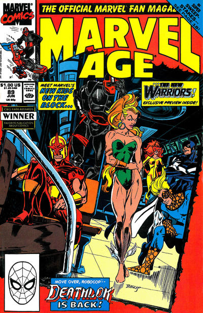 Marvel Age #89-Very Good [Direct] (3.5 – 5)