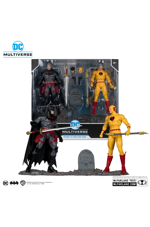 DC Multiverse Batman (Thomas Wayne) Vs Professor Zoom (Flashpoint 2-Pack)