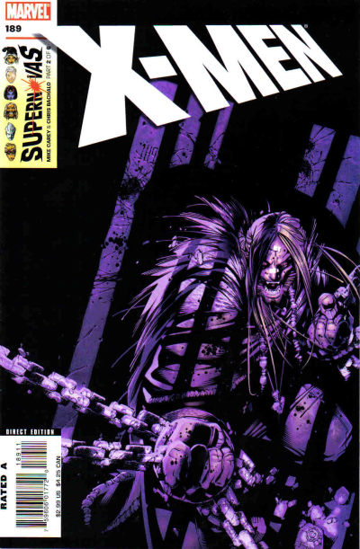 X-Men #189 [Direct Edition](1991)-Near Mint (9.2 - 9.8)