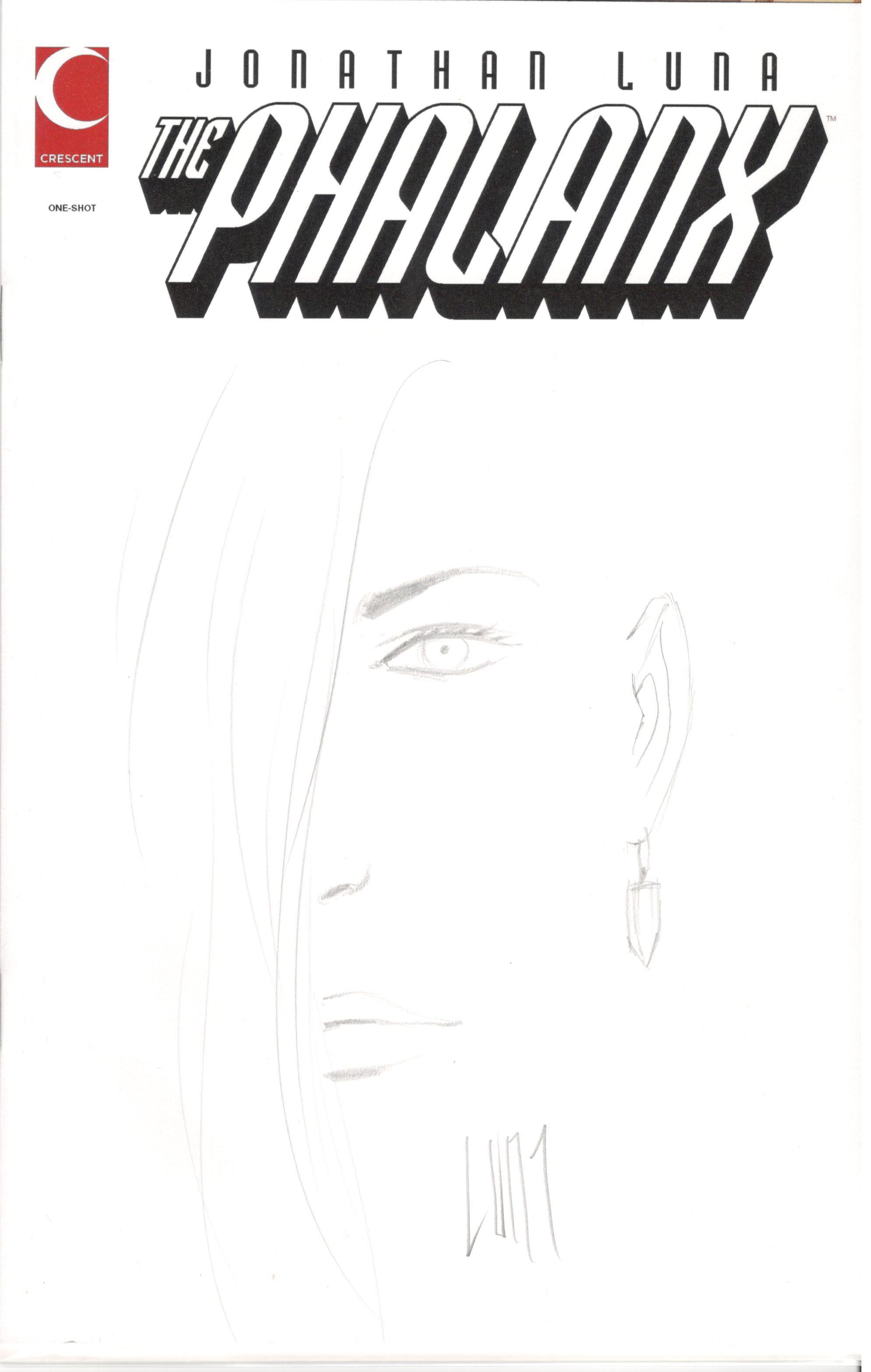 Phalanx (One Shot) Kickstarter Blank With Sketch Cover