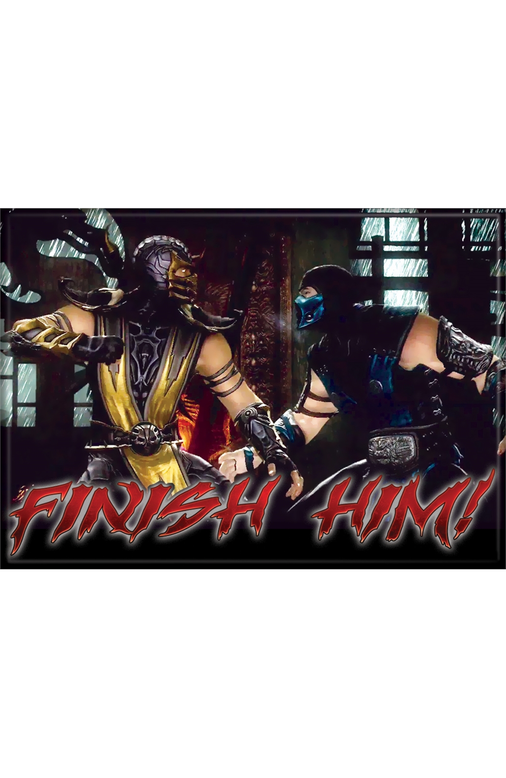 Classic Mortal Kombat Scorpion And Sub Zero Finish
