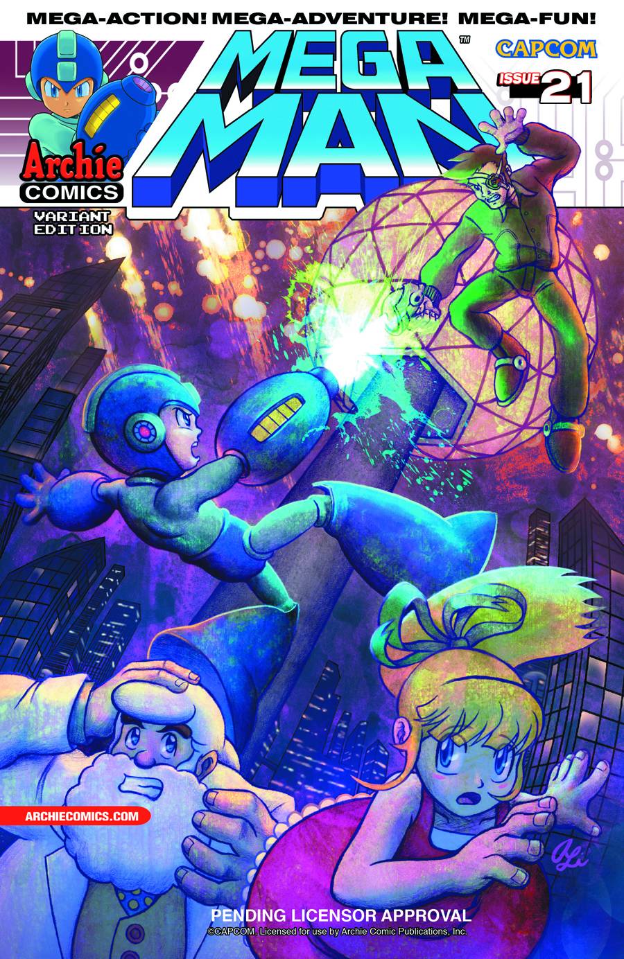 Mega Man #21 Alice Meichi Li Variant Cover