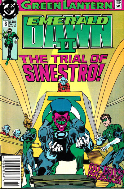 Green Lantern: Emerald Dawn II #6 [Newsstand]-Fine (5.5 – 7)