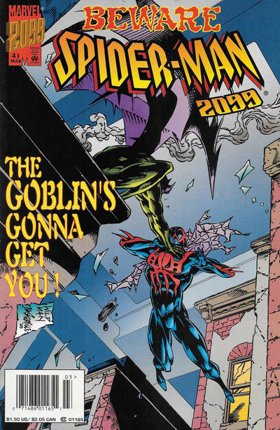 Spider-Man 2099 #41 [Newsstand]-Very Fine (7.5 – 9)