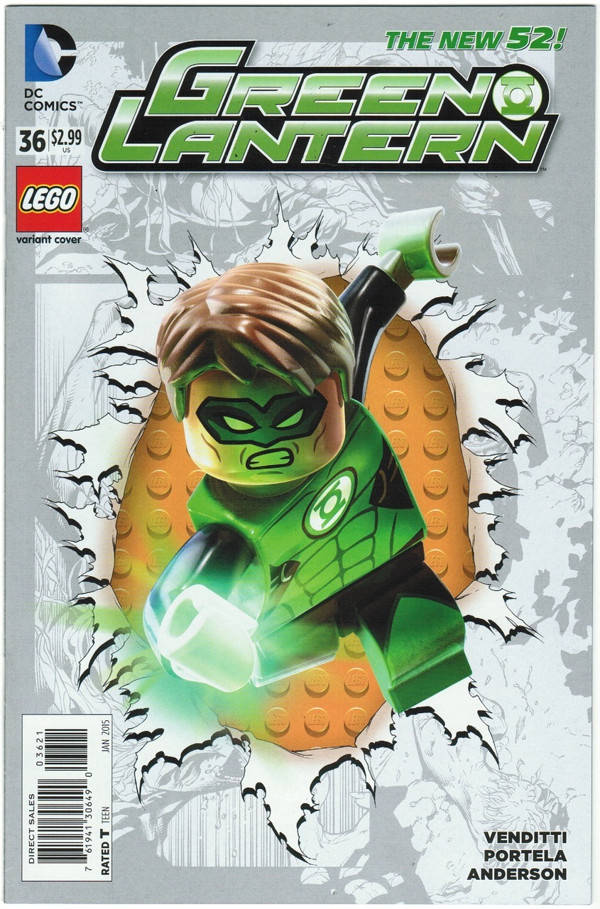 Green Lantern #36 Lego Variant Edition (Godhead) (2011)