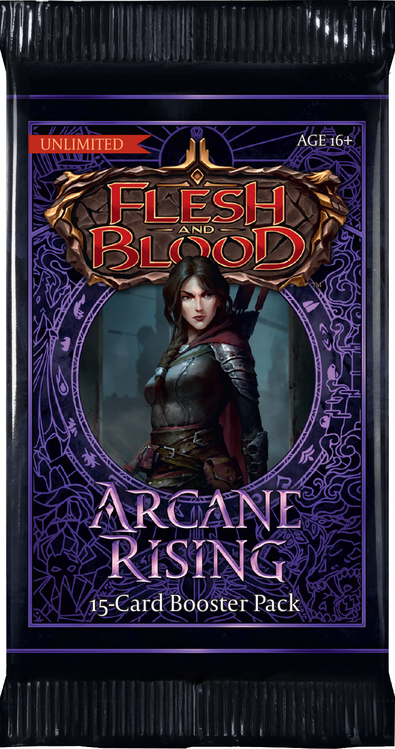 Flesh And Blood TCG Arcane Rising Booster Pack (Unlimited)