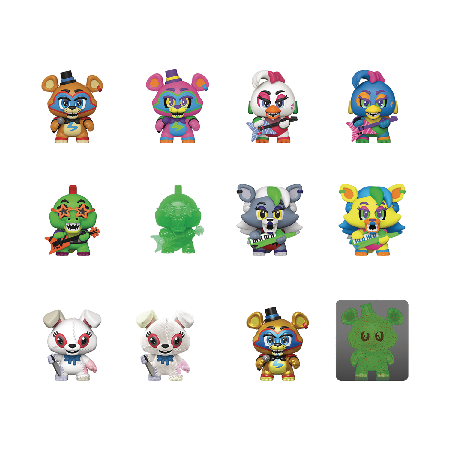 Mystery Minis Five Nights At Freddy's Pizza Plex 12 Piece Blind Mystery Box