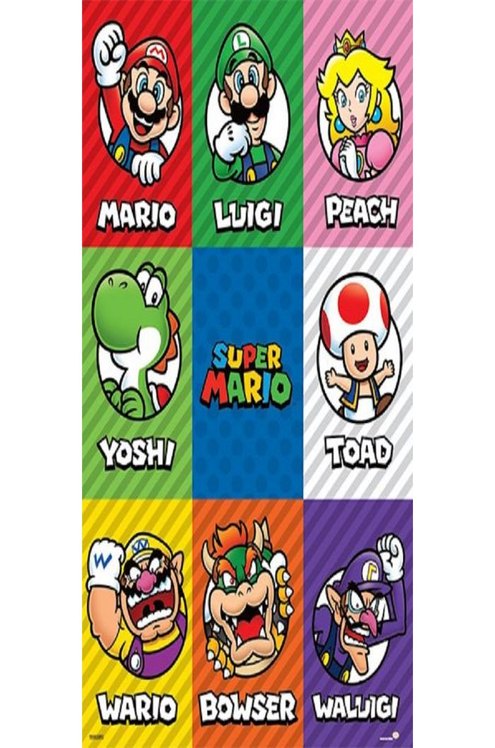 Mario- Characters Poster