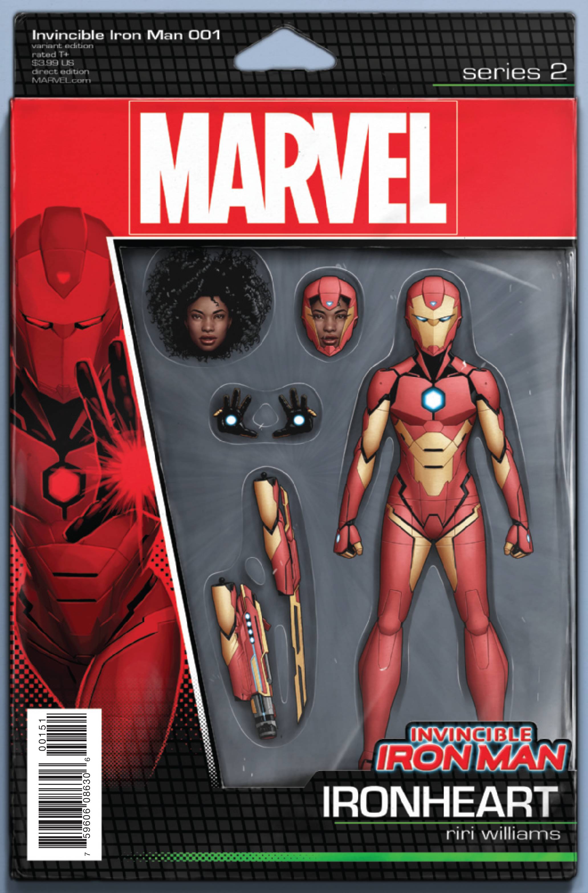 Invincible Iron Man #1 Christopher Action Figure Variant (2016)
