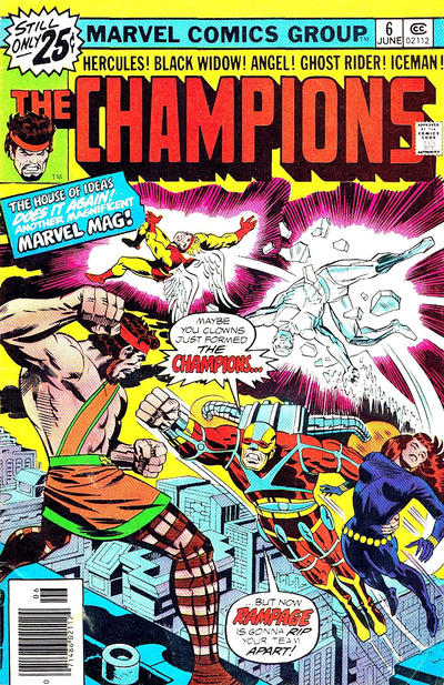 The Champions #6 [25¢]-Very Good/Fine
