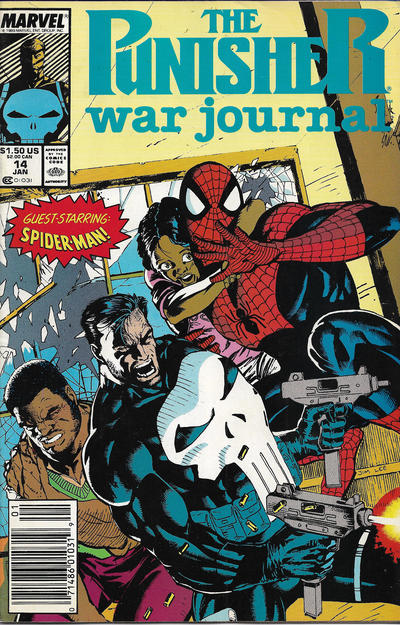 The Punisher War Journal #14 [Newsstand]-Fine (5.5 – 7)