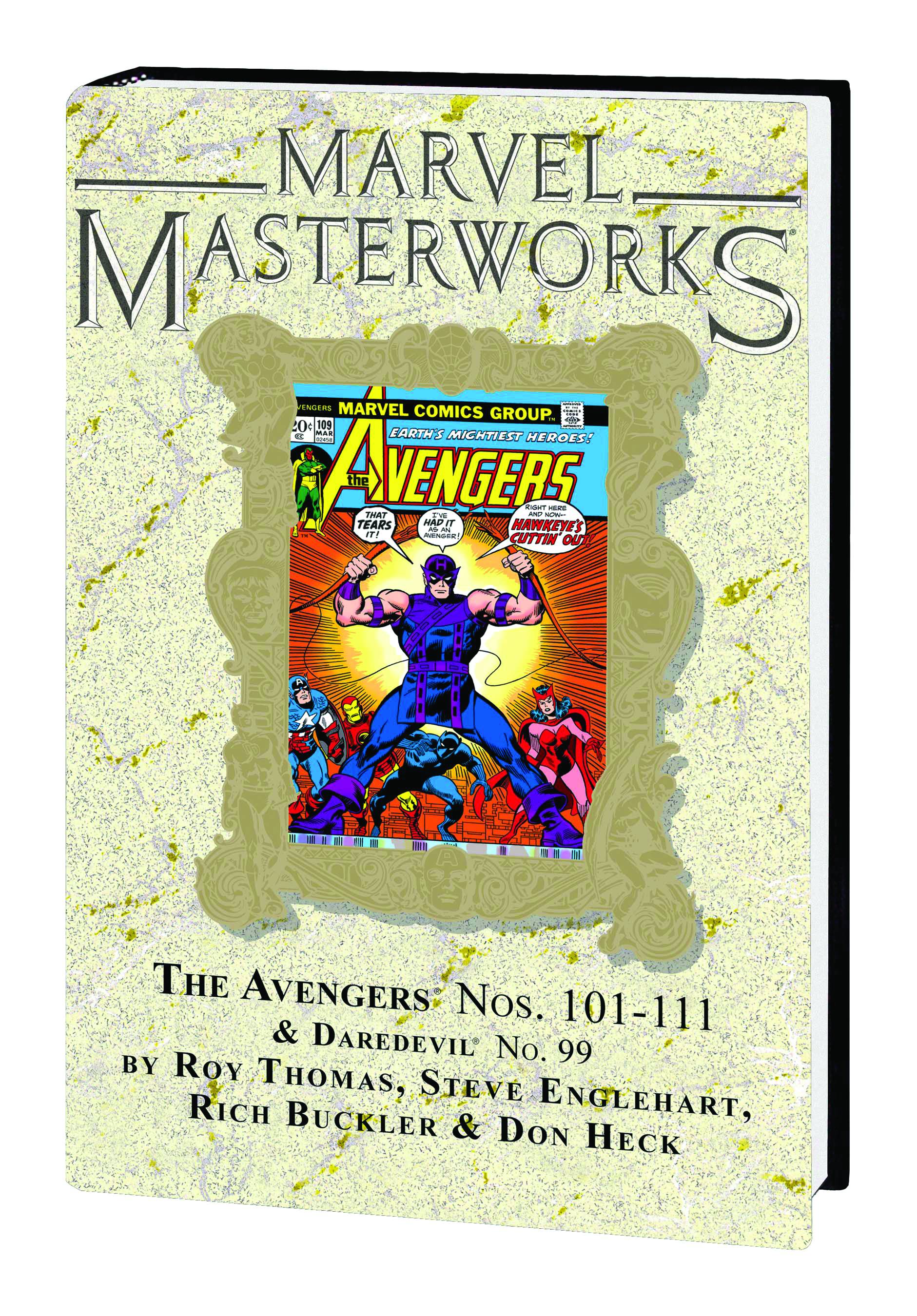Marvel Masterworks Avengers Hardcover Graphic Novel Volume 11 Direct Market Edition